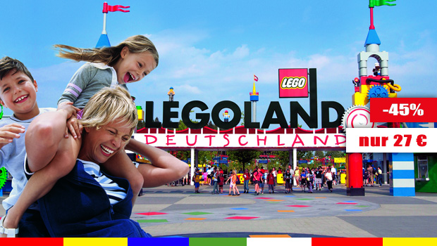 Legoland Deutschland Tickets günstiger: 30 € mit 32% Rabatt! | Parkerlebnis
