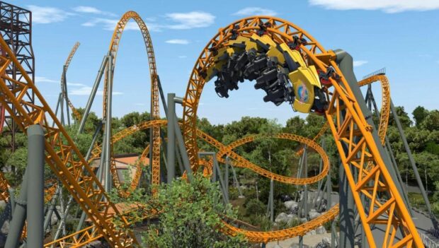 Dreamworld Australien Steel Taipan Rendering